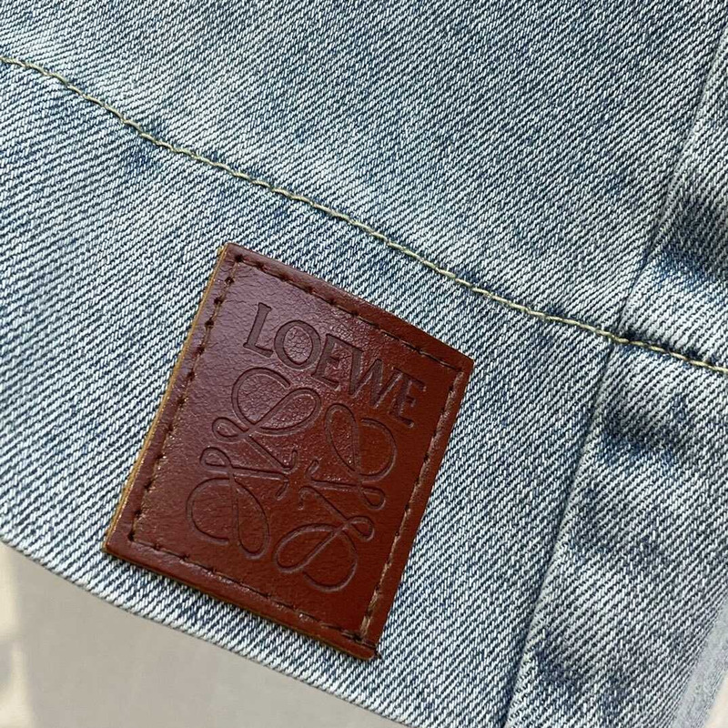 Loewe Bootlet Jeans In Denim Blue