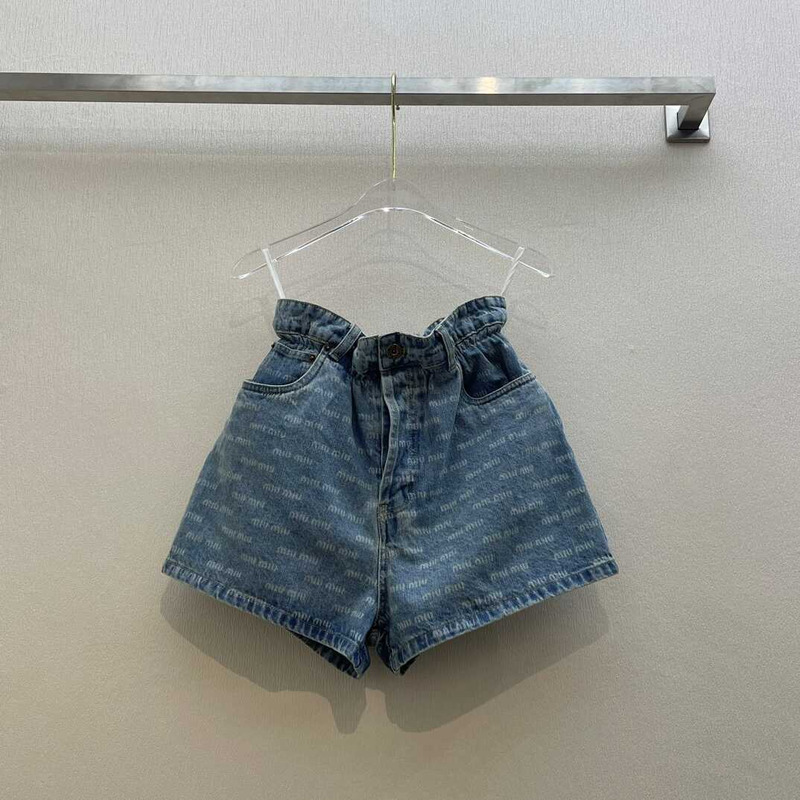 Miu Miu Denim Short Blue