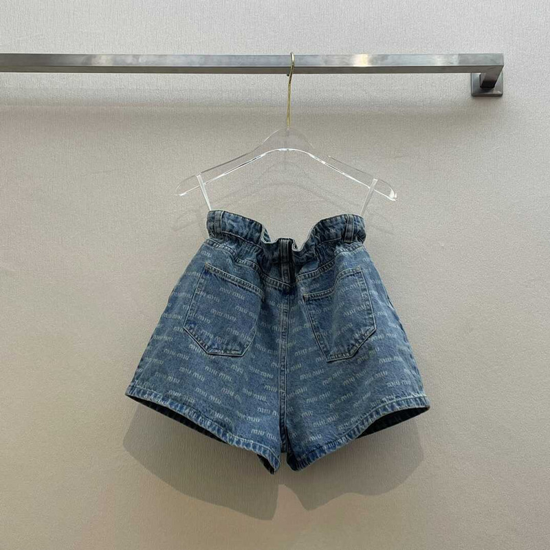 Miu Miu Denim Short Blue