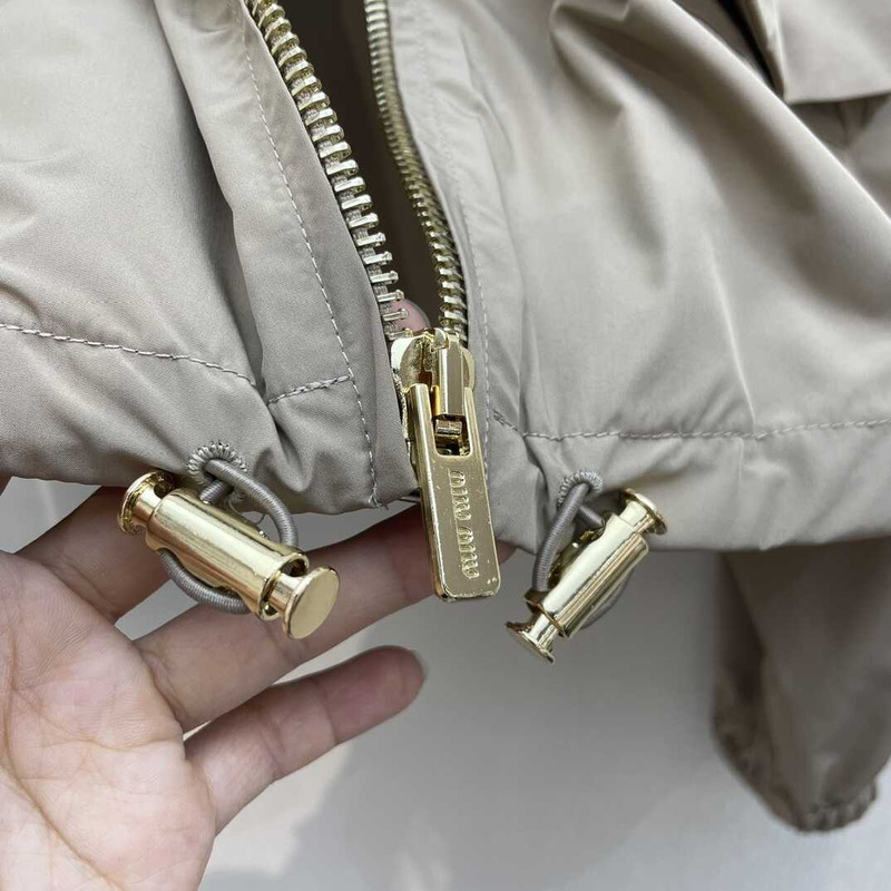 Miu Miu Cargo Pocket Jacket Beige