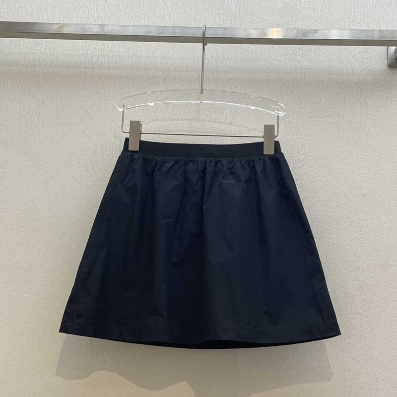 Miu Miu Zipped Short Skirts Black