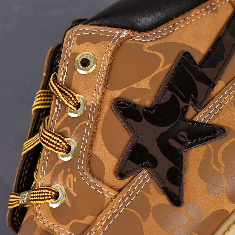 Ti*mber*land chukka boots a bathing ape wheat