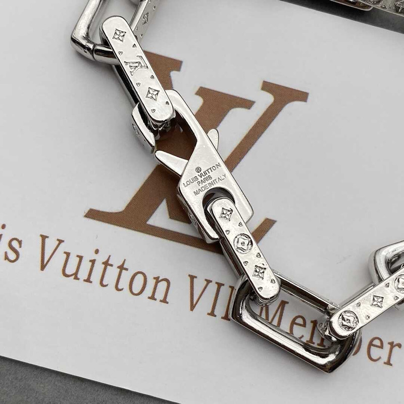 l**is V*t*n monogram mens bracelets silver