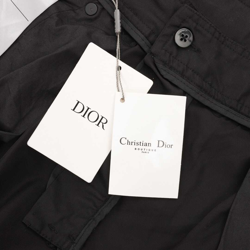 D*or re-nylon cargo shorts black