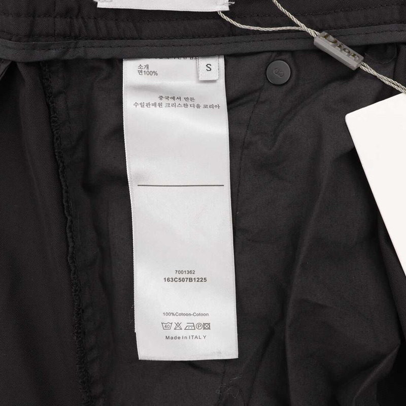 D*or re-nylon cargo shorts black