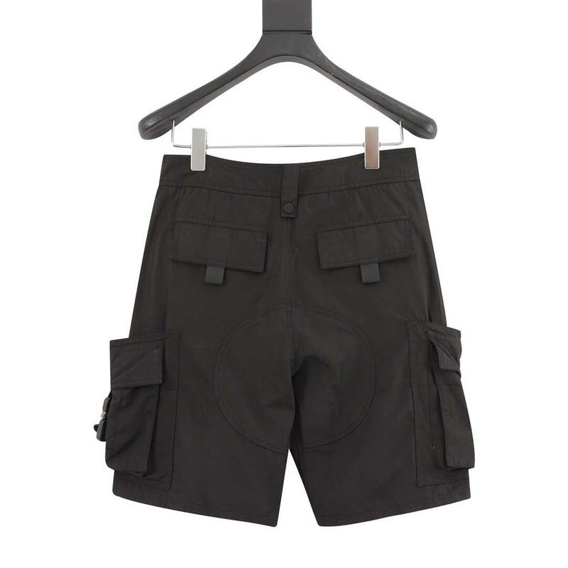 D*or re-nylon cargo shorts black