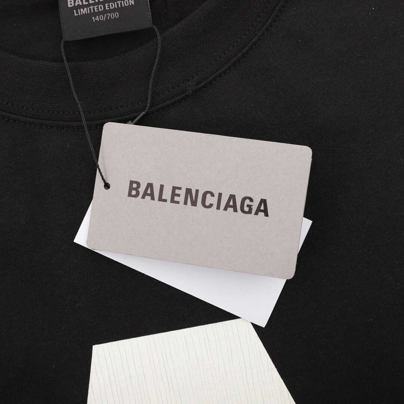 Ba*len*cia*ga cotton t-shirt black