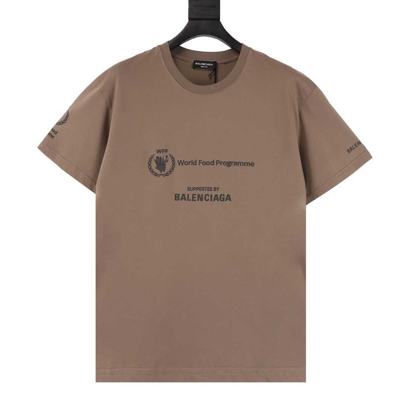 Ba*len*cia*ga cotton t-shirt brown