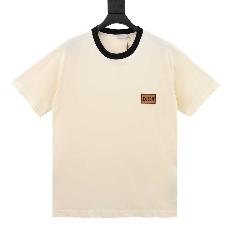 D*or cotton t-shirt beige