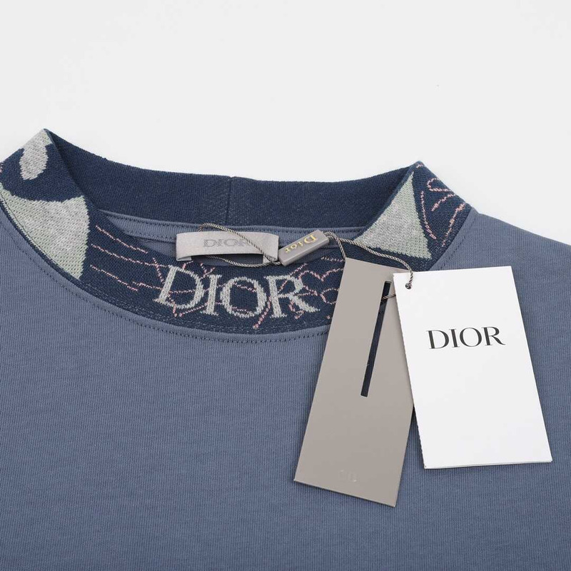 D*or cotton t-shirt dark blue