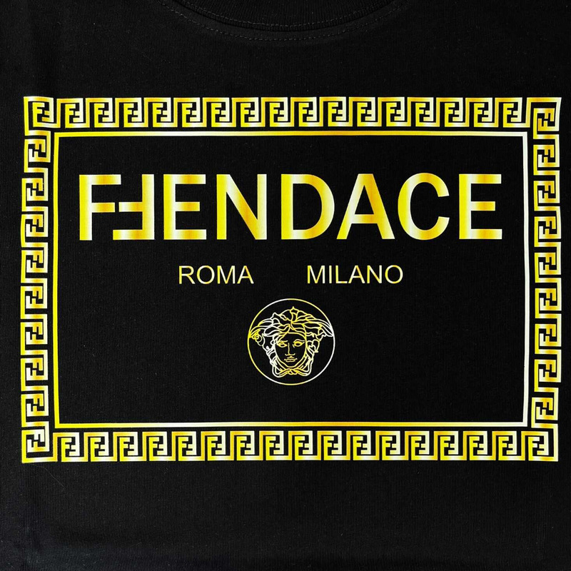 Versace Fendace T-Shirt Black