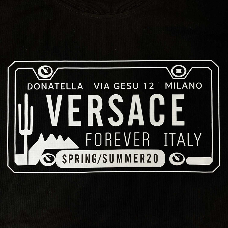 Versace Logo T-Shirt Black