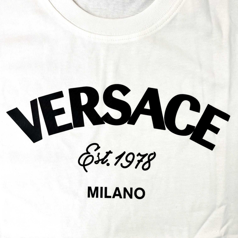 Versace Cotton T-Shirt White