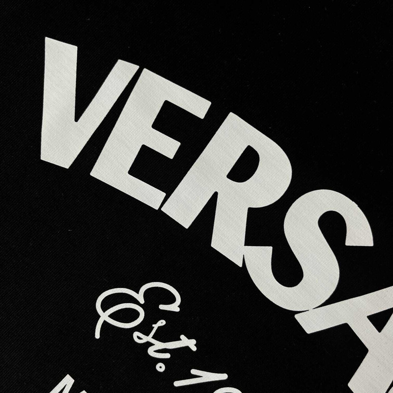 Versace Cotton T-Shirt Black