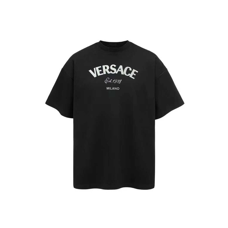 Versace Cotton T-Shirt Black