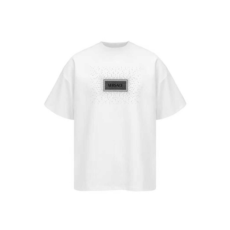 Versace Logo Print T-Shirt White