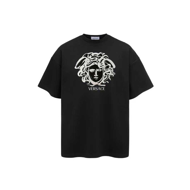 Versace Painted Medusa T-shirt Black