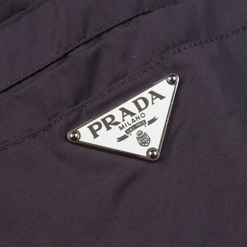 Pra*a re-nylon shorts with pouch grey