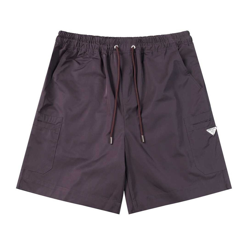 Pra*a re-nylon shorts with pouch grey