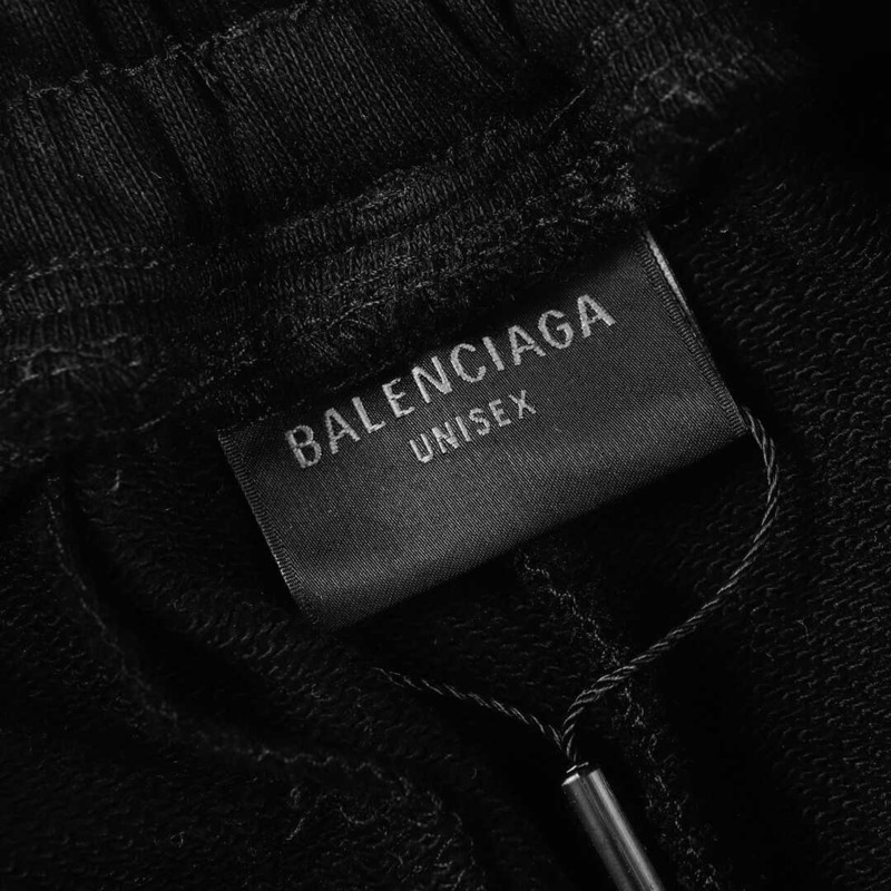 Ba*len*cia*ga paris cotton sweat shorts black