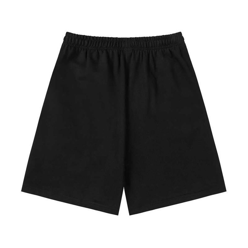 Ba*len*cia*ga logo short with zippy pocket black