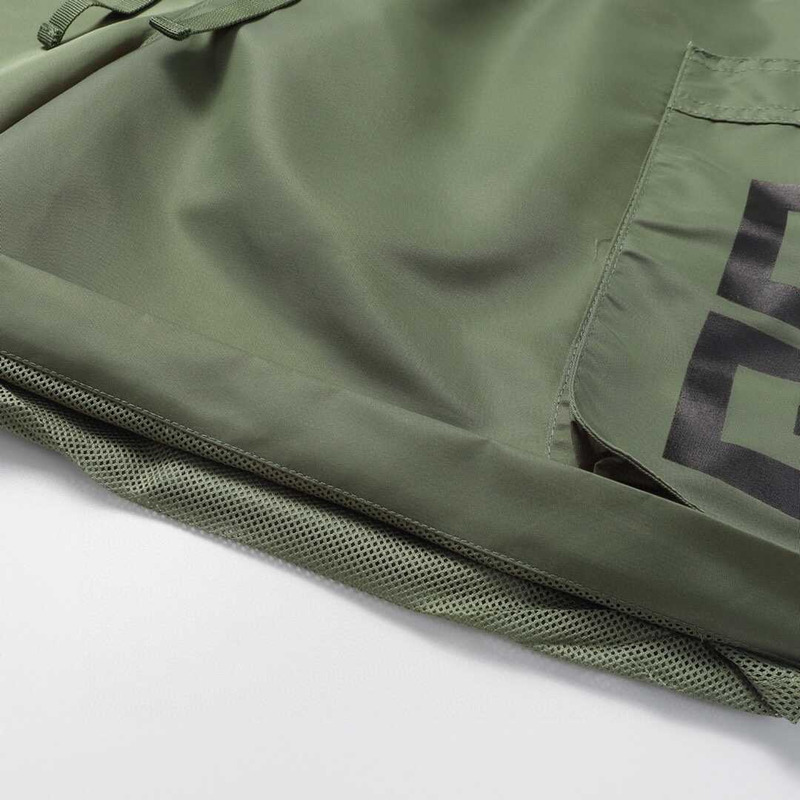 Givenchy Logo Shorts With Pockets Army Green