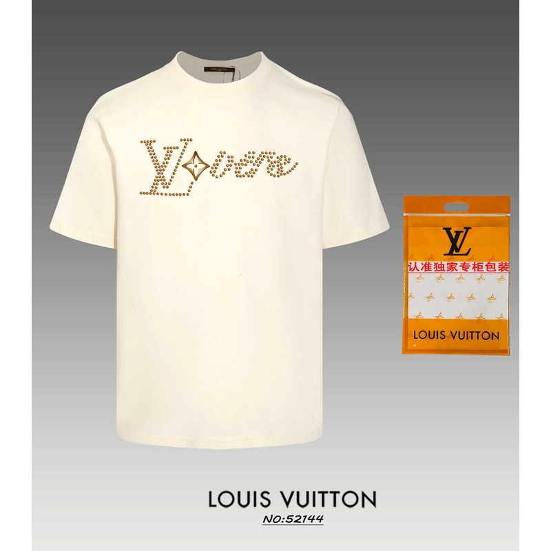 l**is V*t*n cotton t-shirt cream