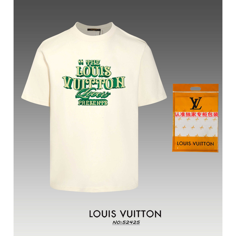 l**is V*t*n cotton t-shirt cream