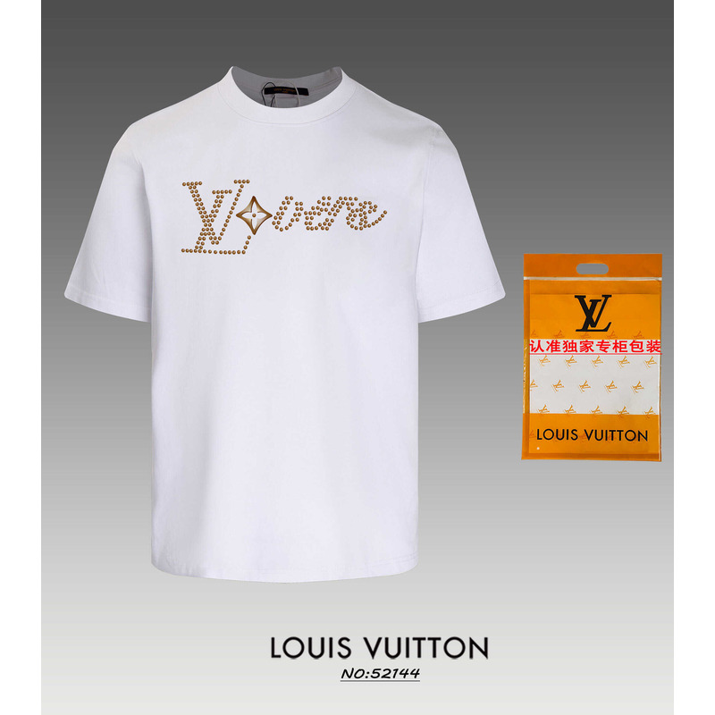 l**is V*t*n logo t-shirt white