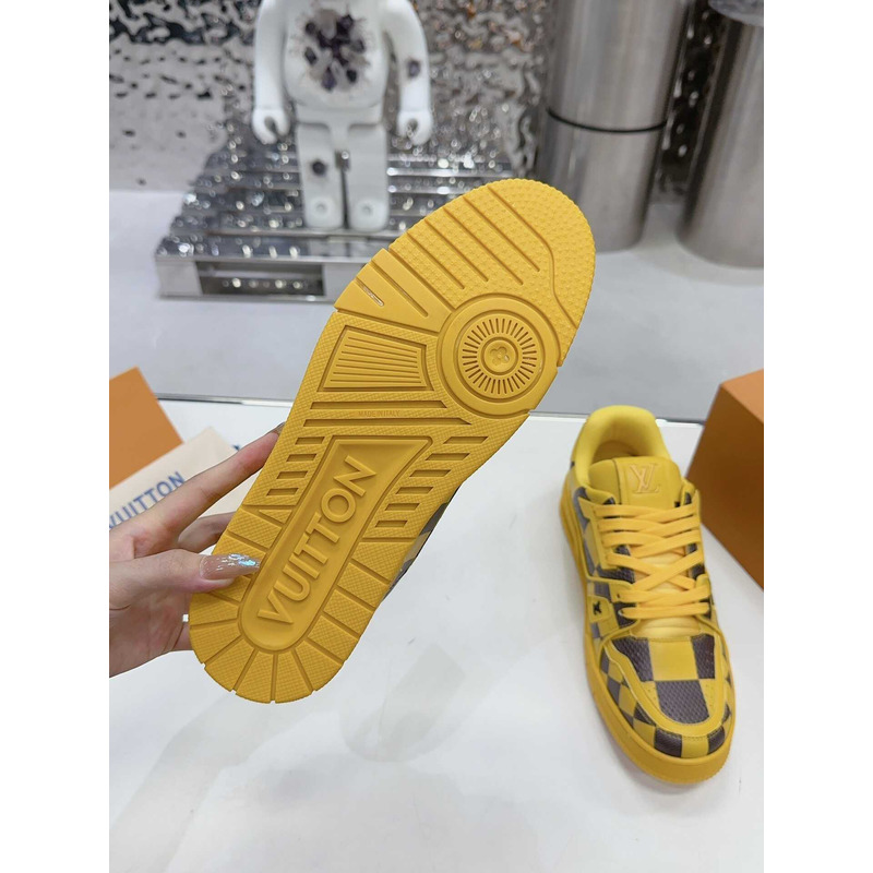 l**is V*t*n lv trainer sneaker yellow