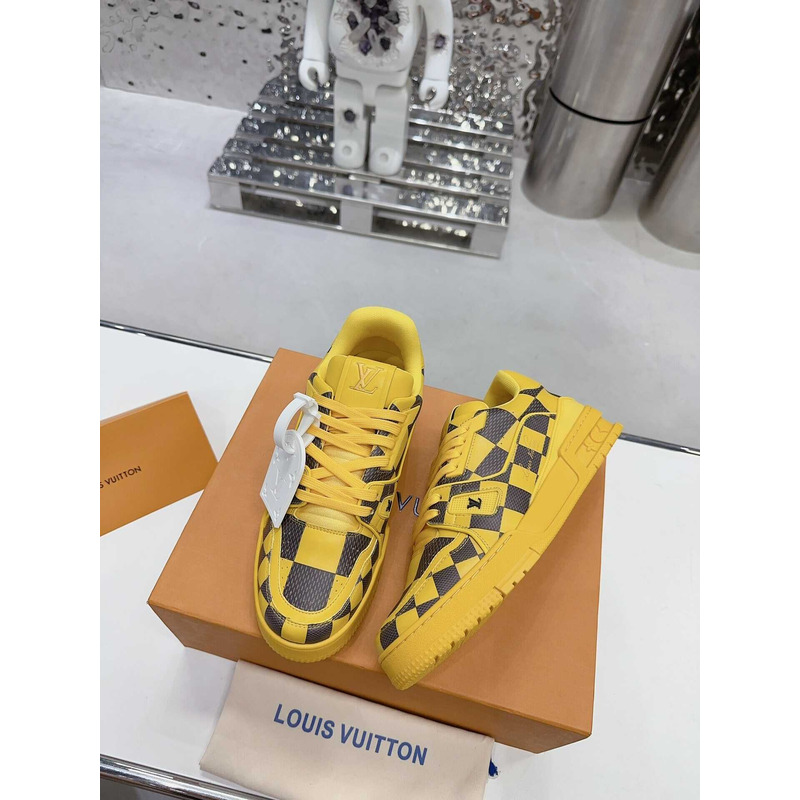 l**is V*t*n lv trainer sneaker yellow