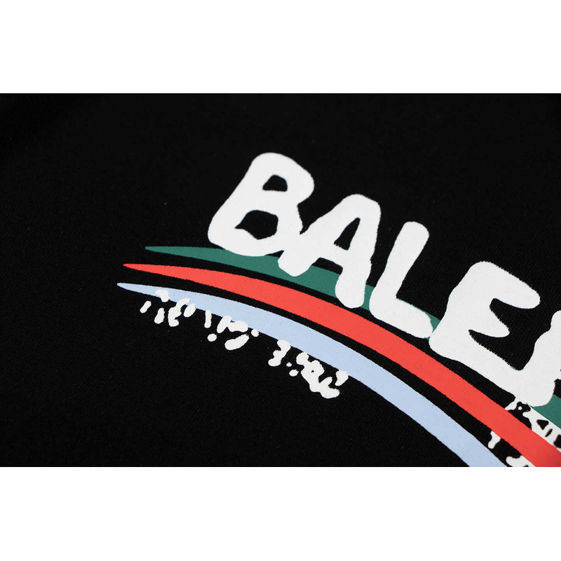 Ba*len*cia*ga pair t-shirt in black