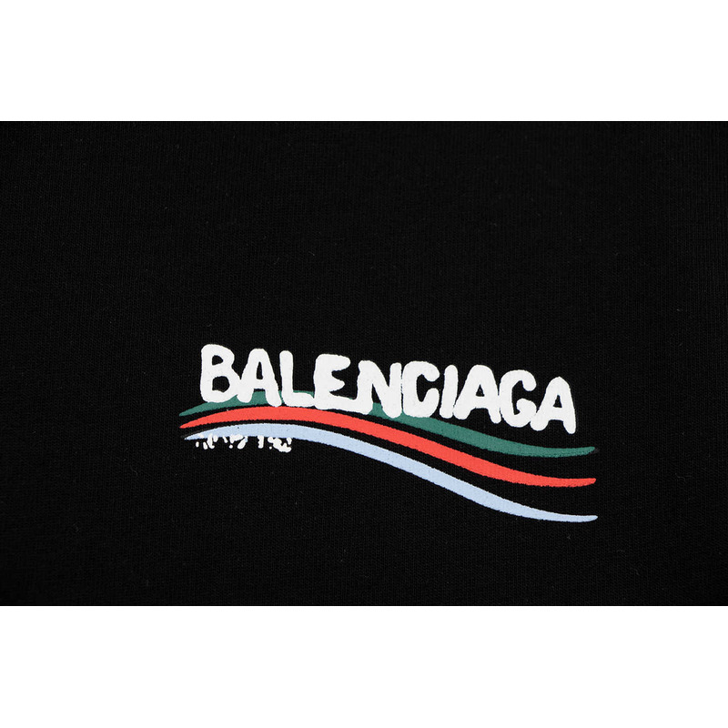 Ba*len*cia*ga pair t-shirt in black