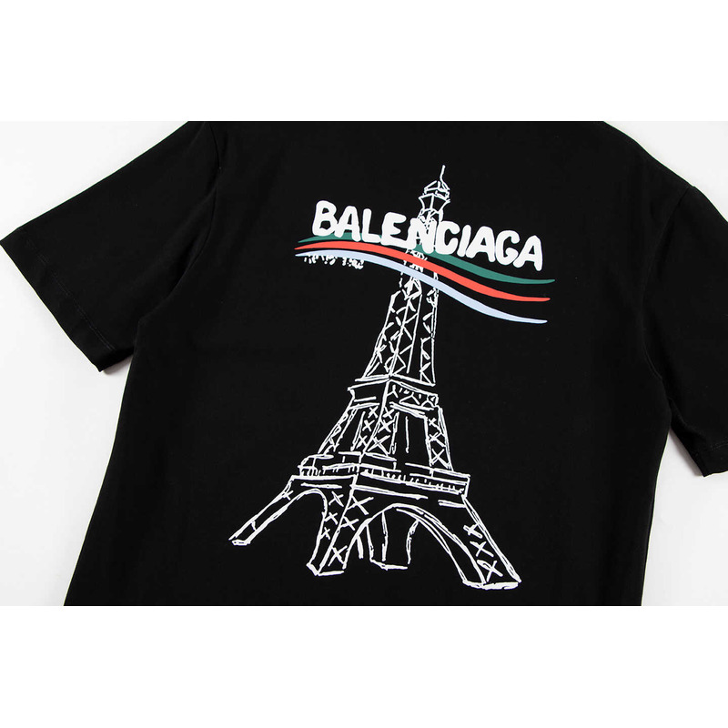 Ba*len*cia*ga pair t-shirt in black