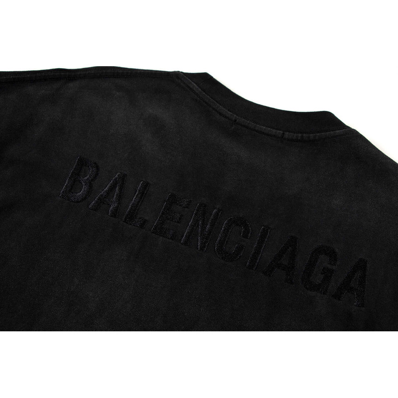 Ba*len*cia*ga logo t-shirt all black