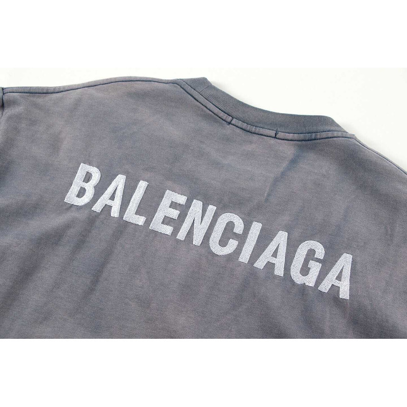 Ba*len*cia*ga back t-shirt medium fit in blue