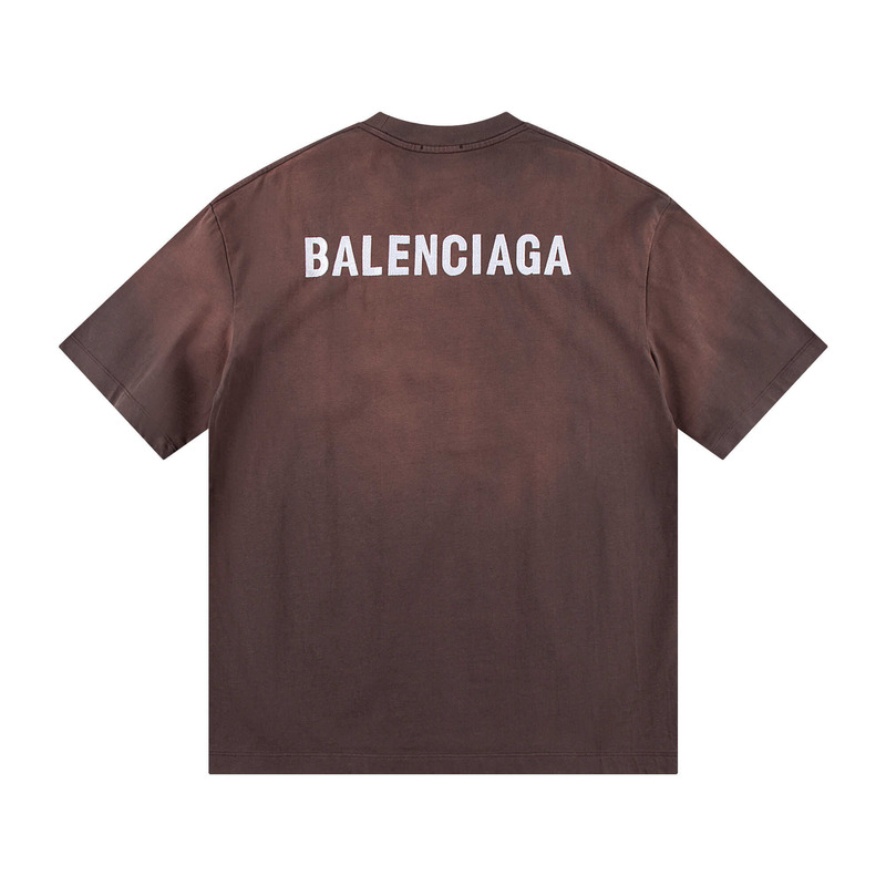 Ba*len*cia*ga back t-shirt medium fit in brown