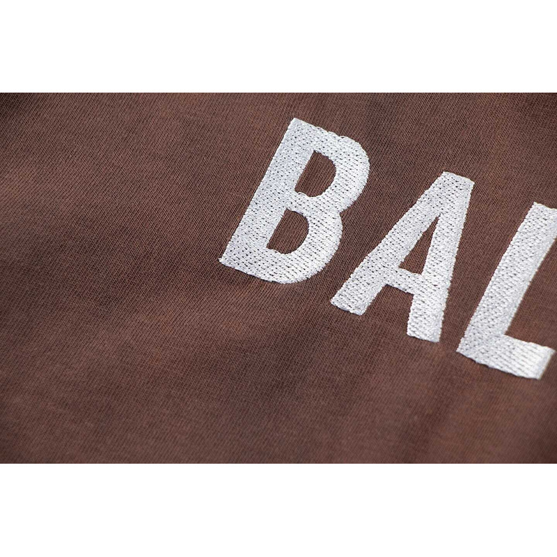 Ba*len*cia*ga back t-shirt medium fit in brown