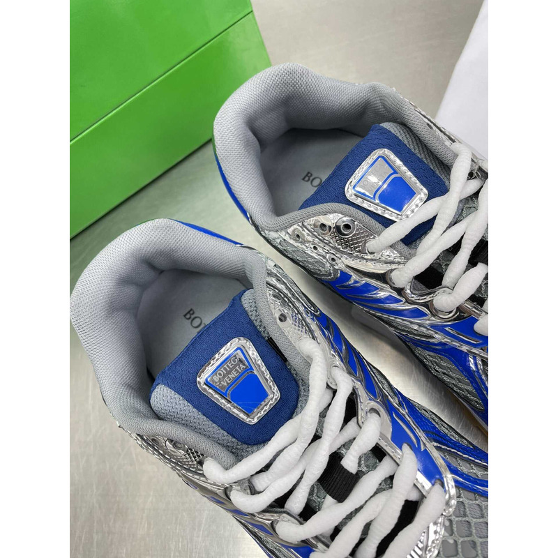 Bo*te*ga ve*ne*ta orbit sneakers silver blue