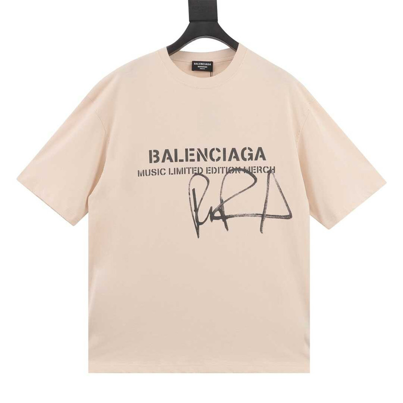 Ba*len*cia*ga rupaul oversized t-shirt heather chalky white