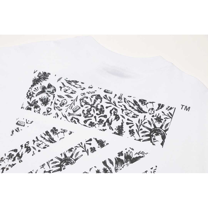 Off White Cotton T-Shirt White