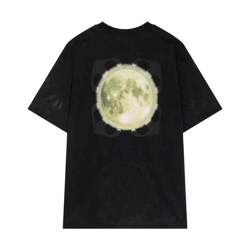 Off White Super Moon Printed T-Shirt Black