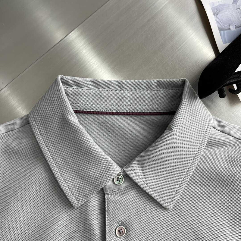 Loro piana  Polo Brentwood in Cotone To Be Defined Grey