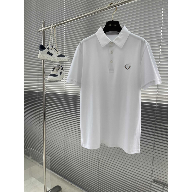 Loro piana Polo Brentwood in Cotone To Be Defined White