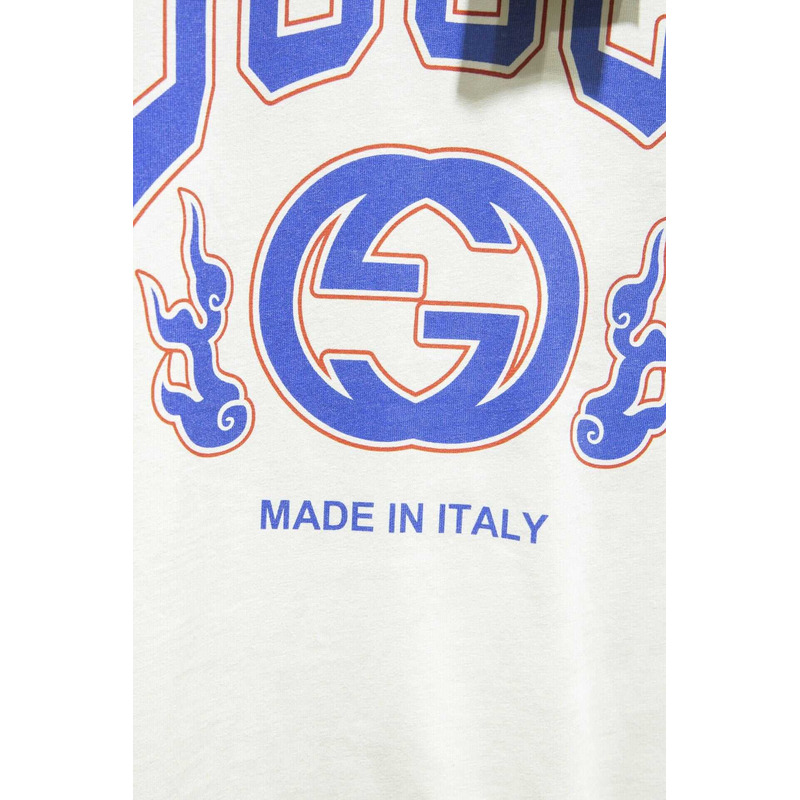 G*u*i logo printed t-shirt white