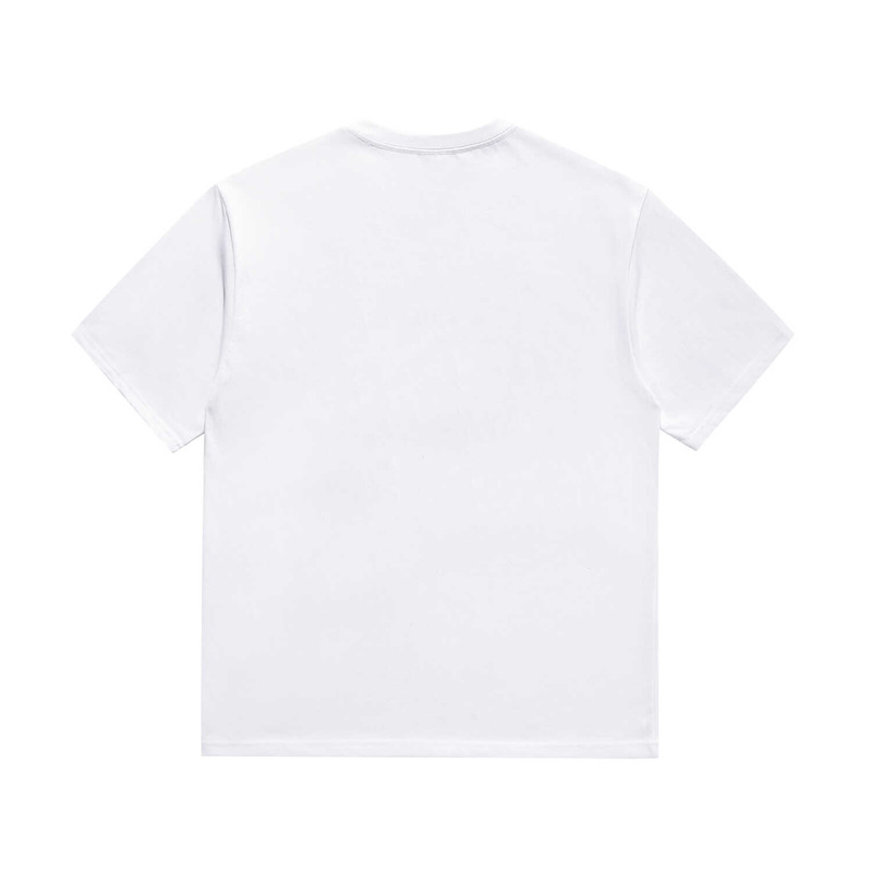 g*u*i & Ba*len*cia*ga logo printed t-shirt white