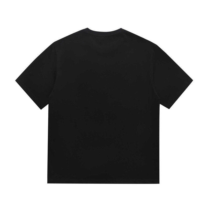 g*u*i & Ba*len*cia*ga logo printed t-shirt black