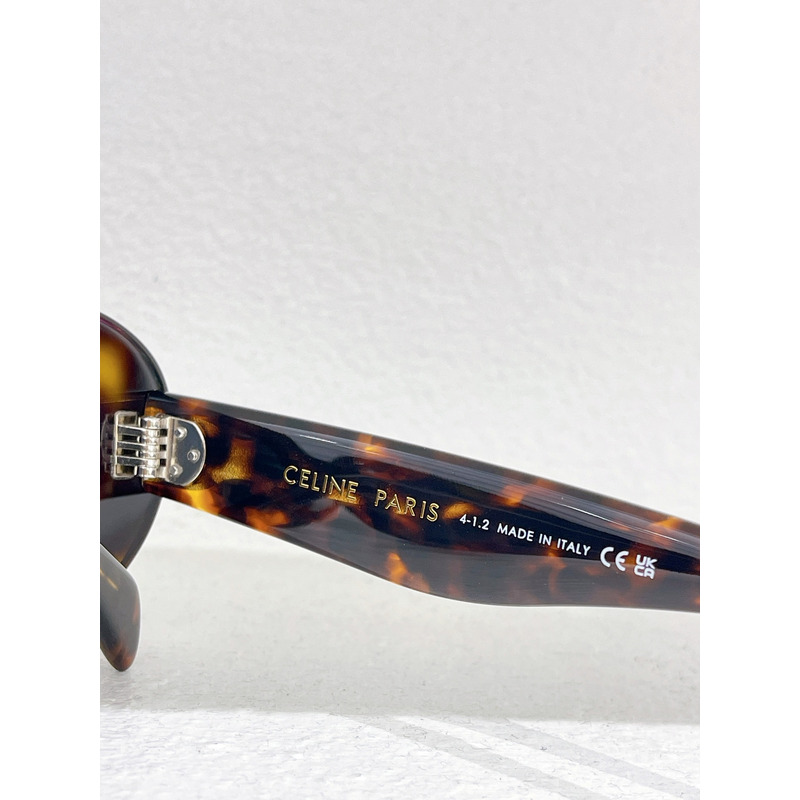 Ce**e cat eye s193 sunglasses in acetate dark havana