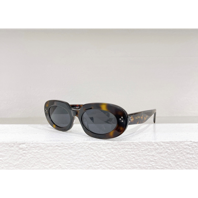 Ce**e cat eye s193 sunglasses in acetate dark havana