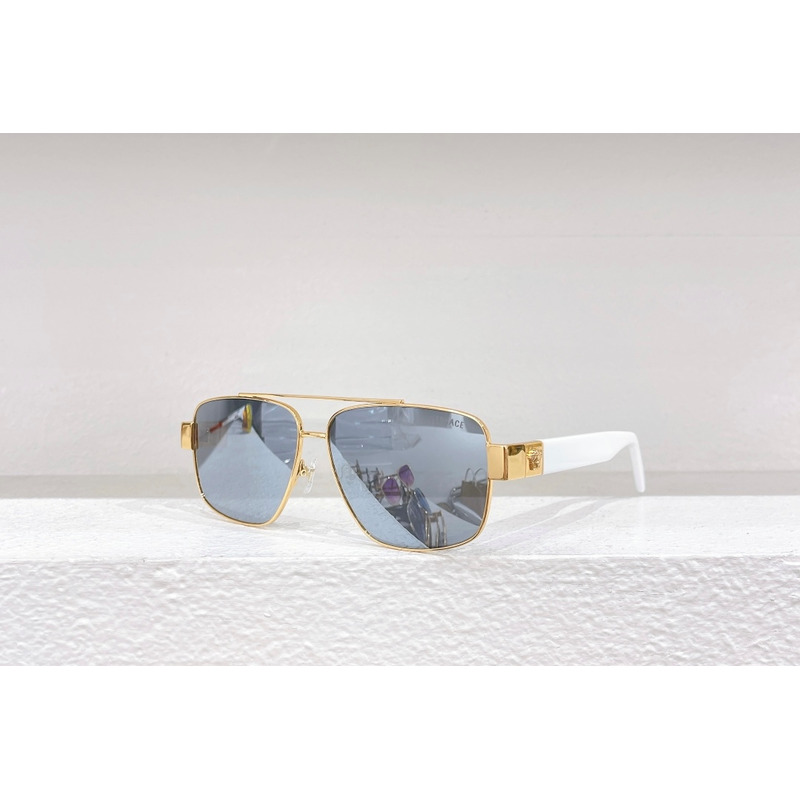 Versace Medusa Squared Sunglasses Gold+White